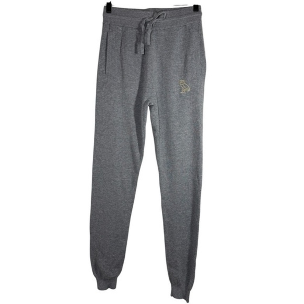 OVO Octobers Very Own Mens Heather Gray Knit Jogger Pants Size S